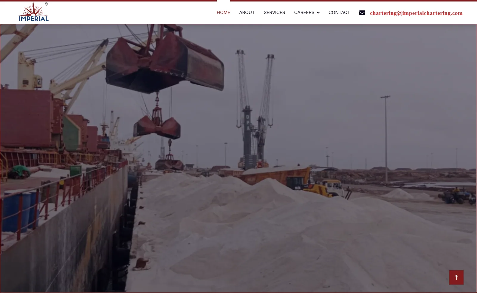 Imperial Chartering website built by Innovative (ISD)